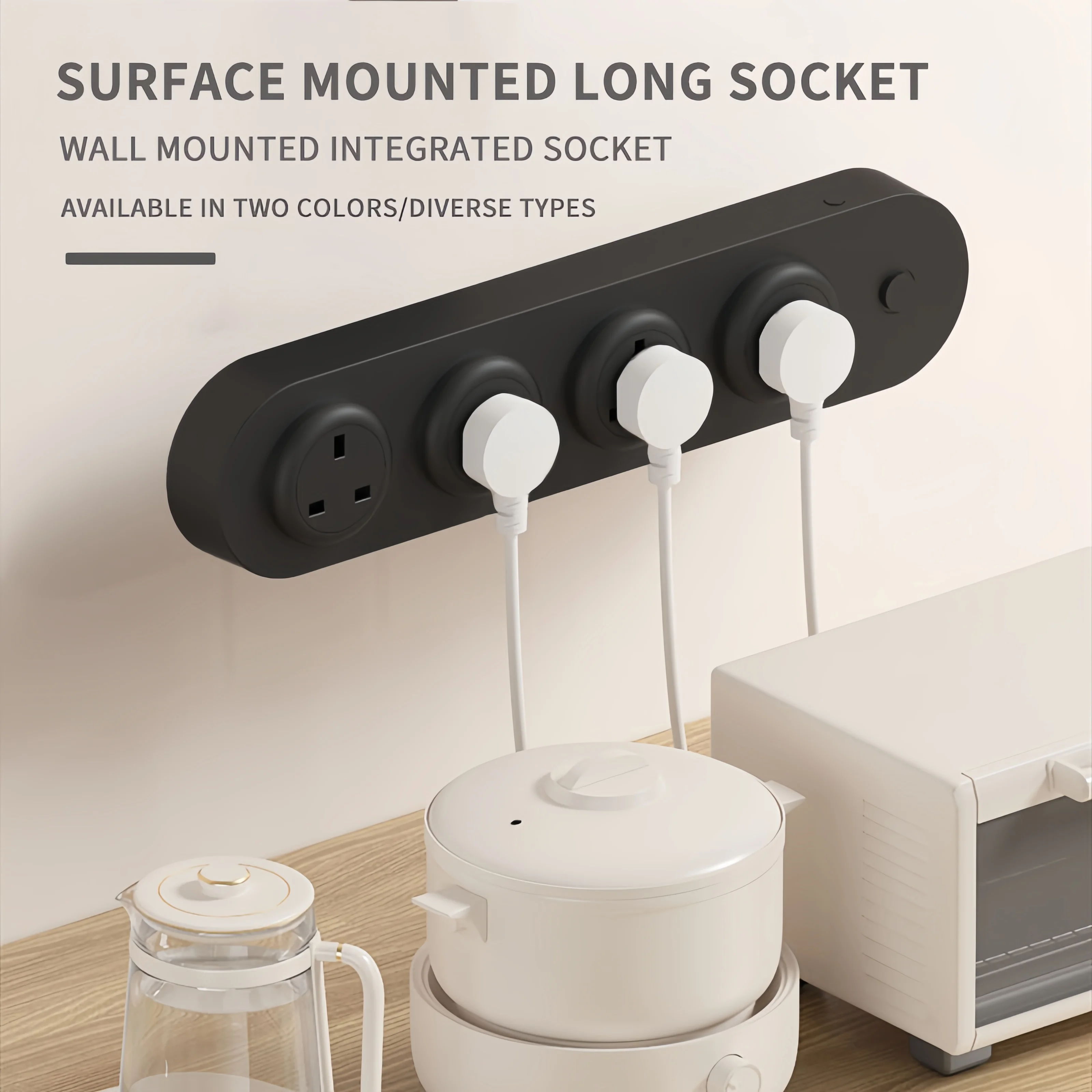 Kitchen Appliances Uk - Wall Mounted Desktop Socket Kitchen Socket