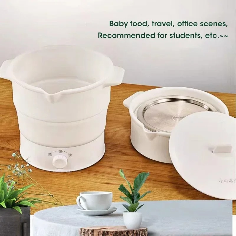 Kitchen Appliances Uk - 110V/220V Foldable Mini Multifunctional Electric Cooker