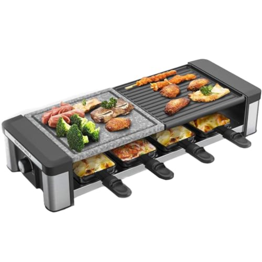 Raclette Grill Table - Raclette Grill 8 Person 1200W Electric