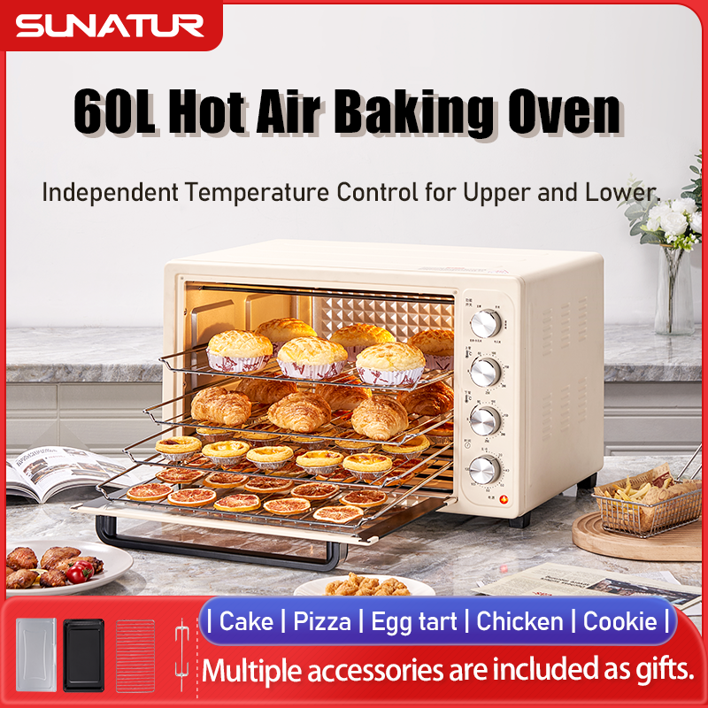 Kitchen Appliances B&Q - SUNATUR 2200w hot air circulation oven