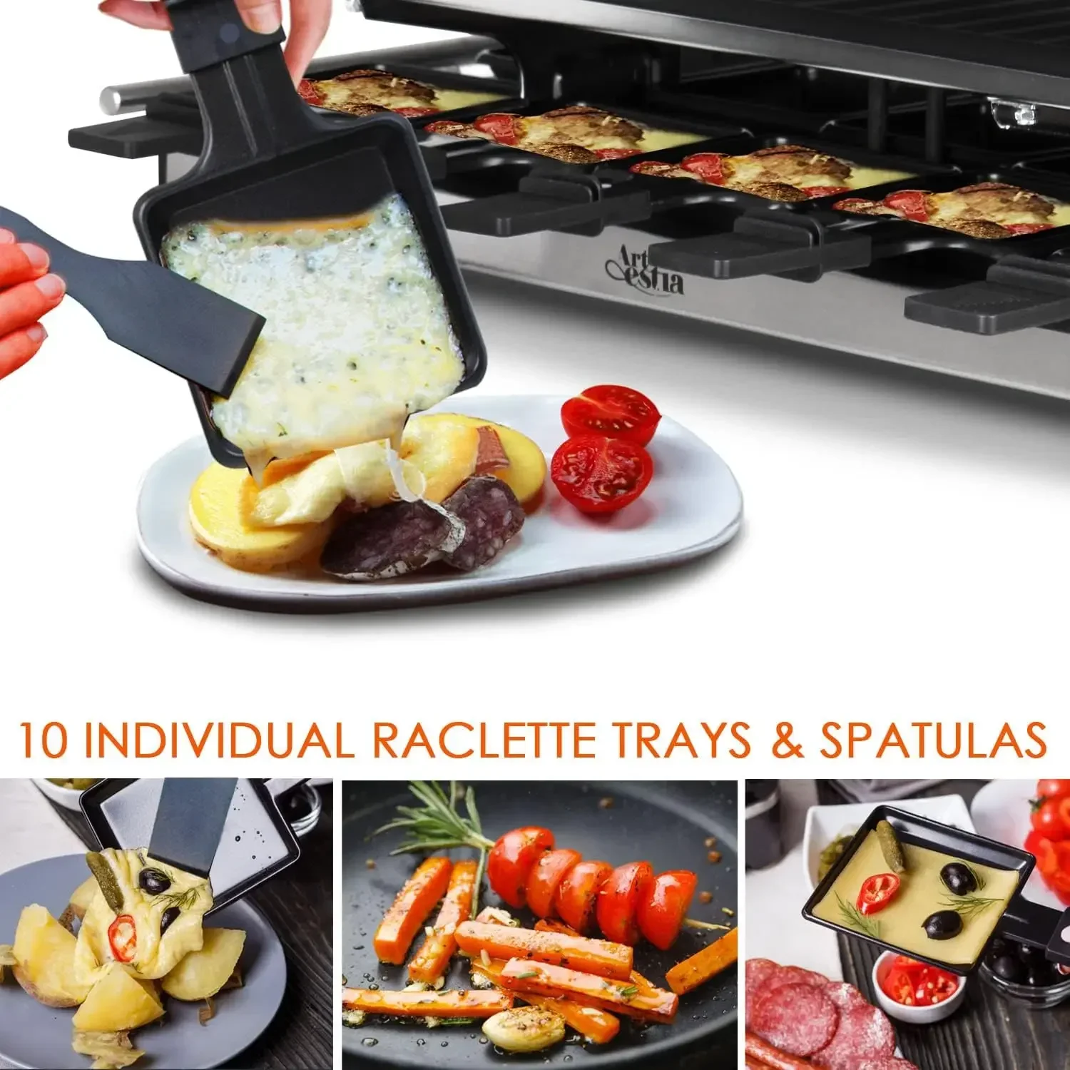 Artestia Raclette Table Grill, – Raclette Grill Table recenzja i cena