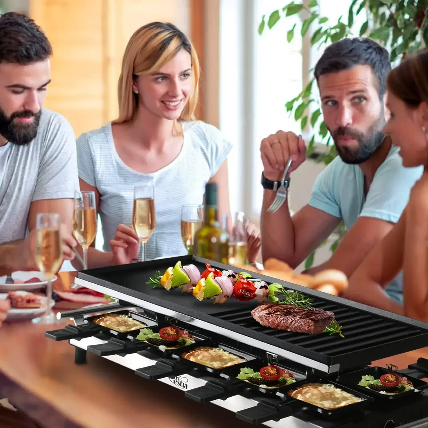 Artestia Raclette Table Grill, – Raclette Grill Table recenzja i cena