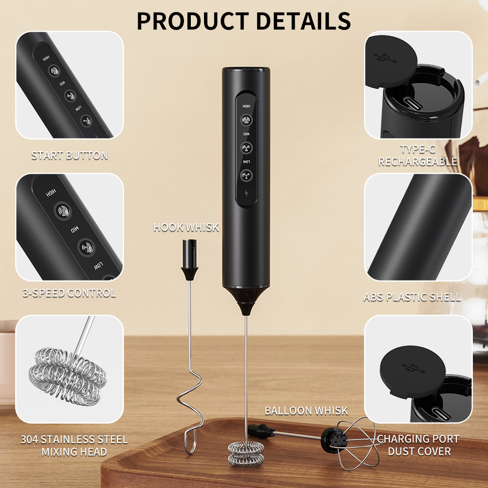 3 in 1 Electric Handheld Milk  – Kitchen Appliances B&Q recenzja i cena