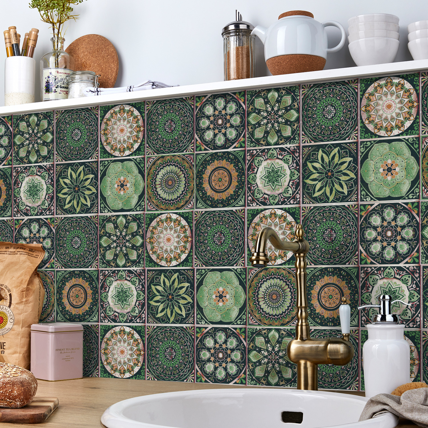 24 pieces of Mandala Retro Pat – Kitchen Appliances Vintage recenzja i cena