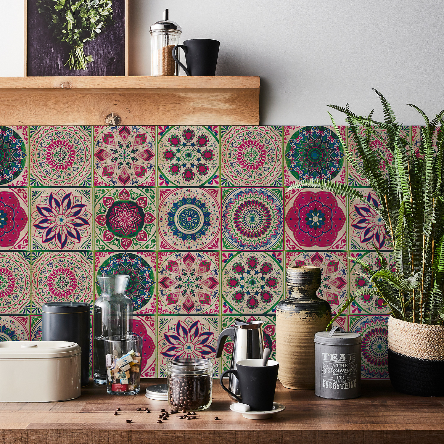 24 pieces of Mandala Retro Pat – Kitchen Appliances Vintage recenzja i cena