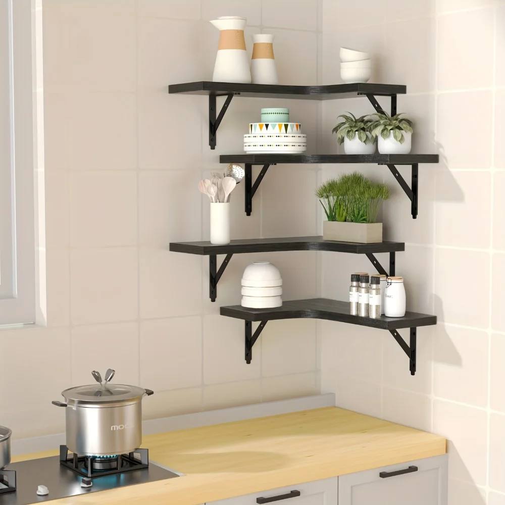 Natural Wood Grain Floating Sh – Kitchen Appliances Vintage recenzja i cena