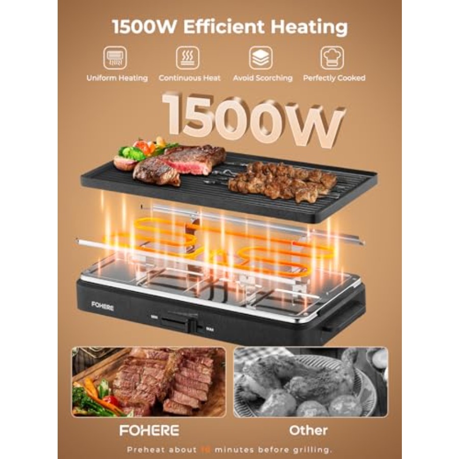 Raclette Grill 2 in 1 Raclette – Raclette Grill Table recenzja i cena
