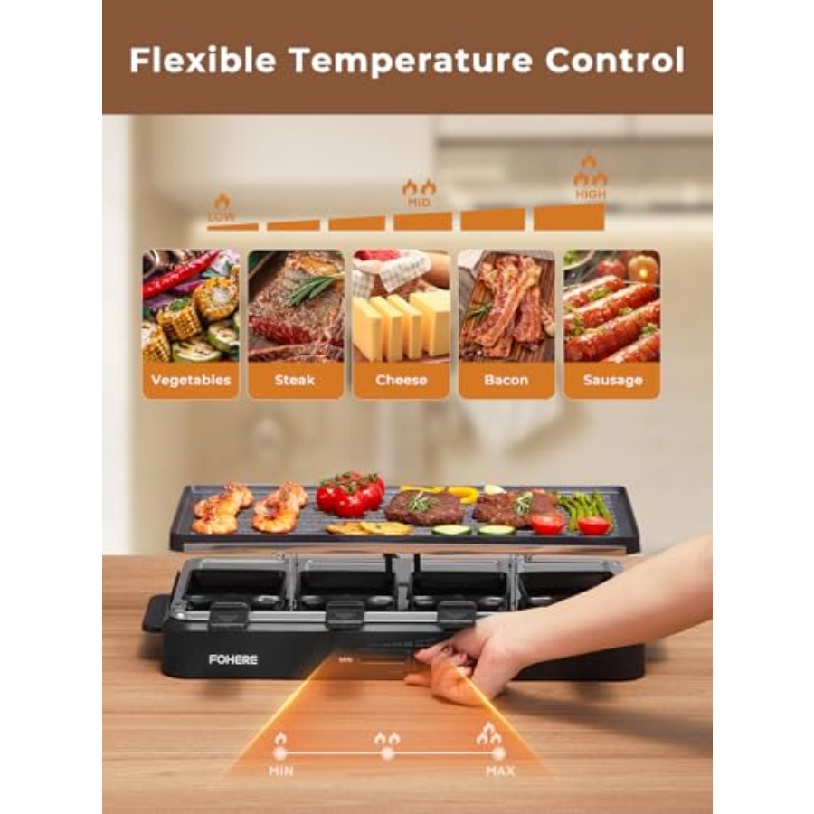 Raclette Grill 2 in 1 Raclette – Raclette Grill Table recenzja i cena