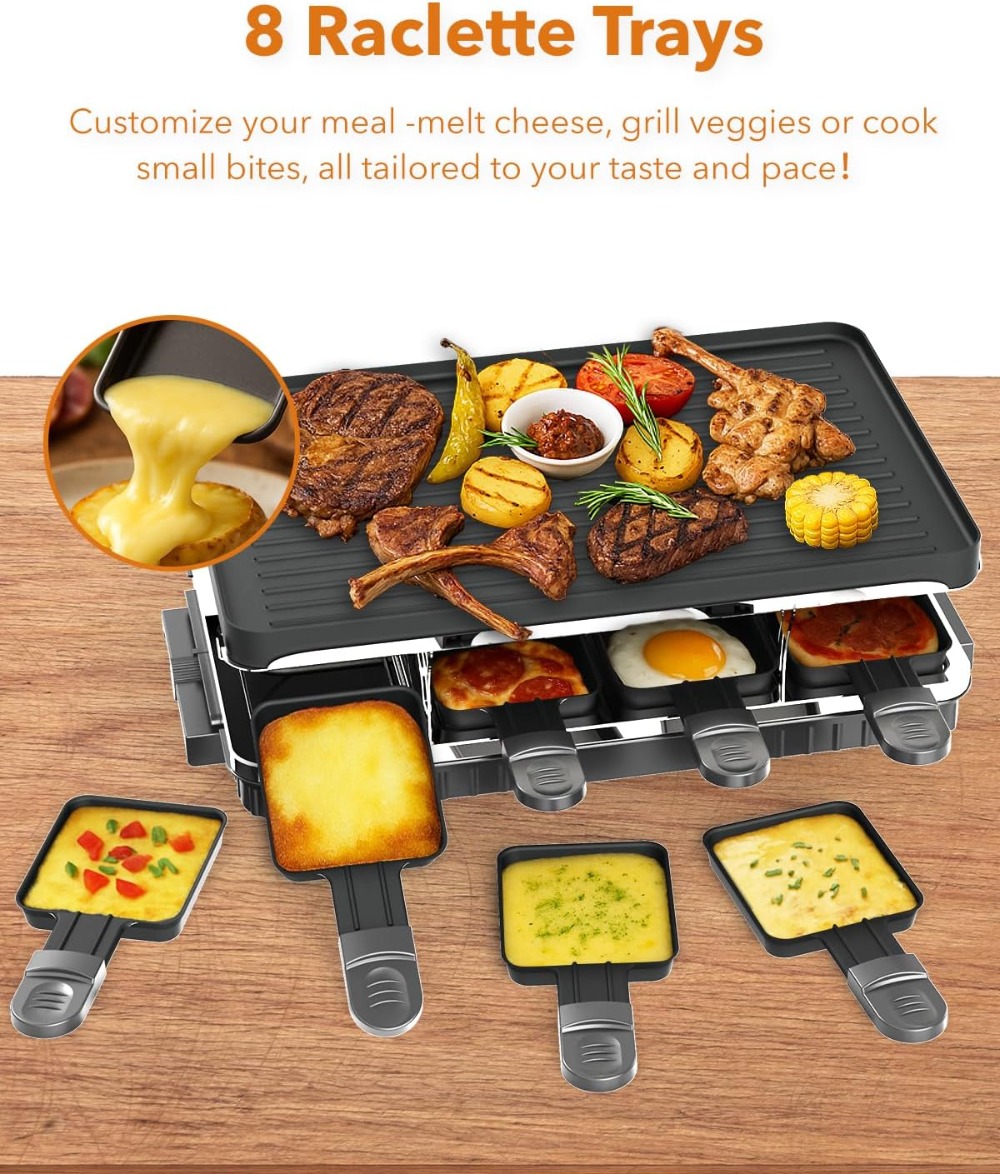 Electric Raclette Table Grill  – Raclette Grill Table recenzja i cena