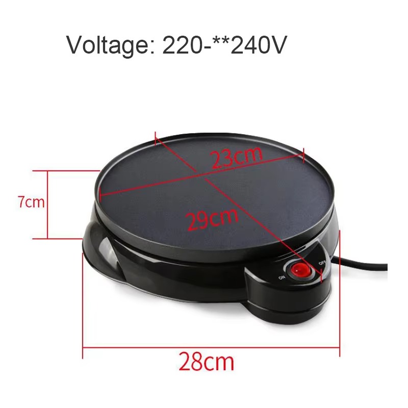 220V 650W Kitchen Electric Cre – Crepe Maker Non Stick recenzja i cena