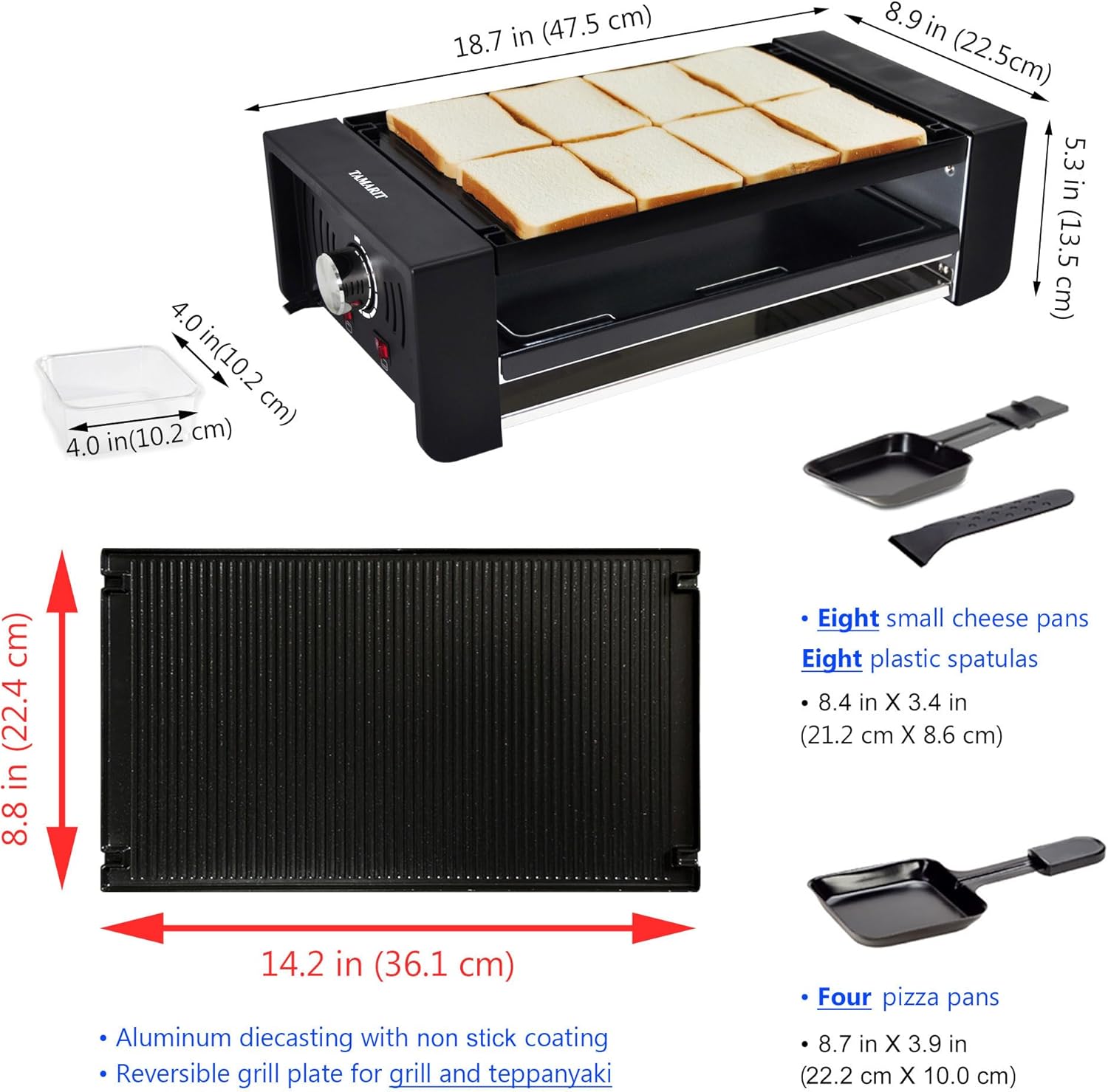 Raclette Party Grill Portable  – Raclette Grill Table recenzja i cena