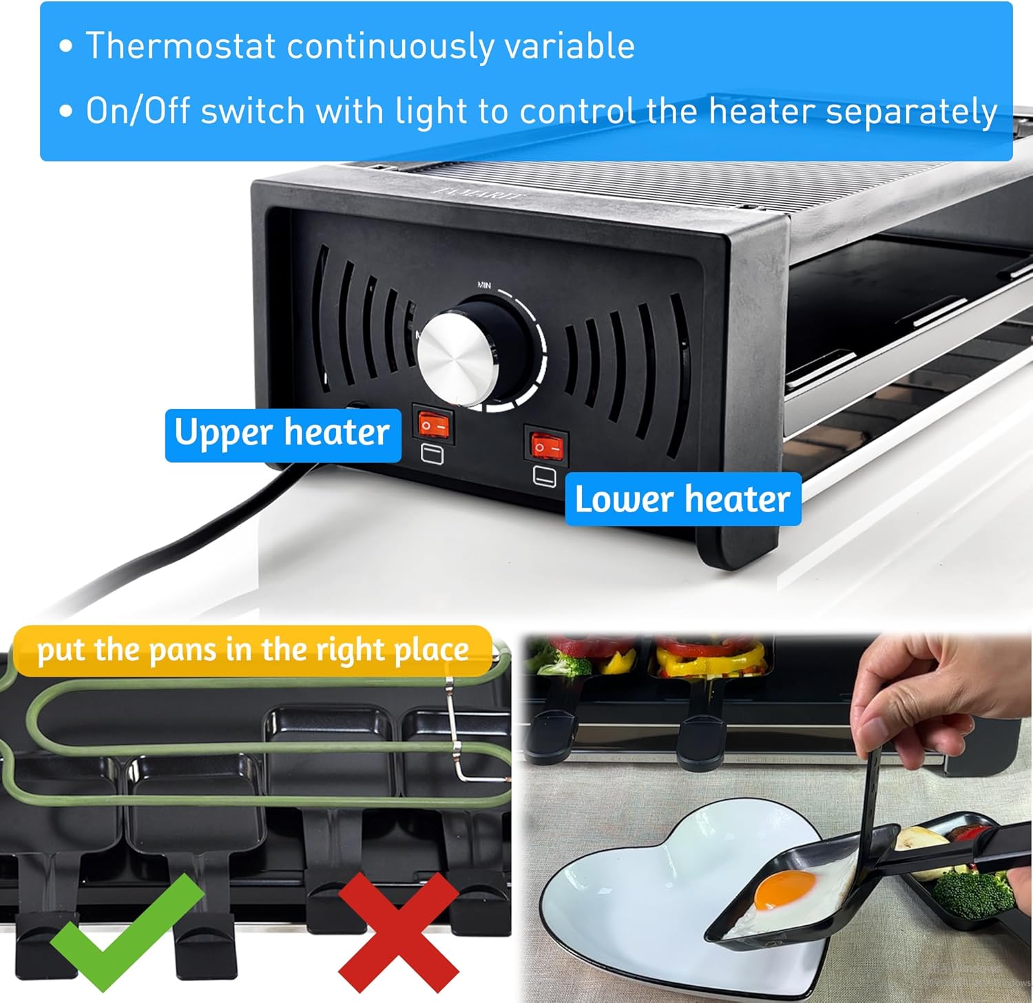 Raclette Party Grill Portable  – Raclette Grill Table recenzja i cena