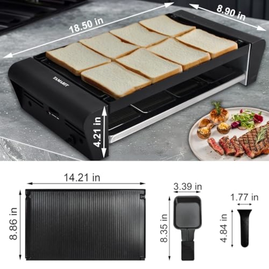 Raclette Table Grill for 8 2 i – Raclette Grill Table recenzja i cena