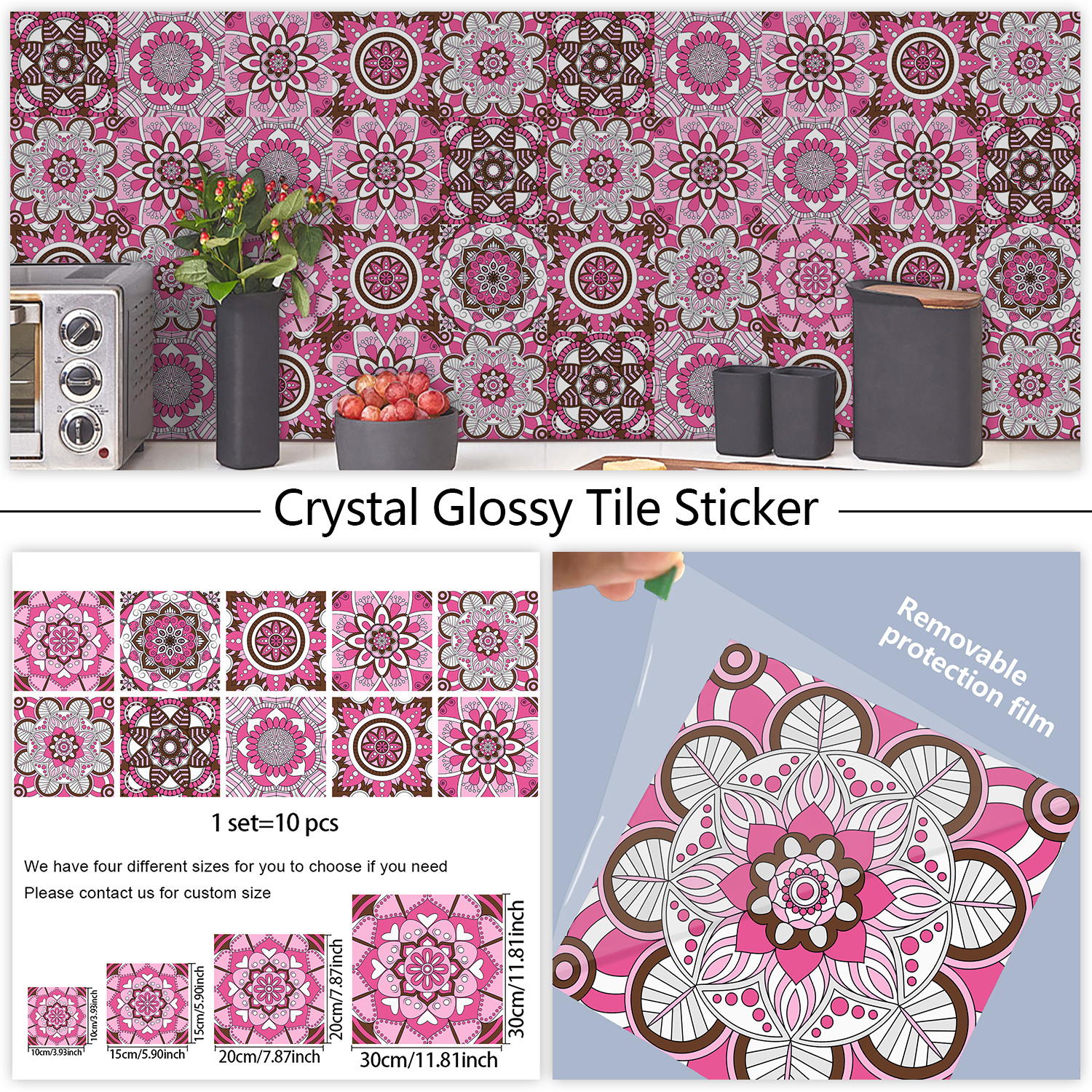 Pink Mandala Vintage Decor Til – Kitchen Appliances Vintage recenzja i cena