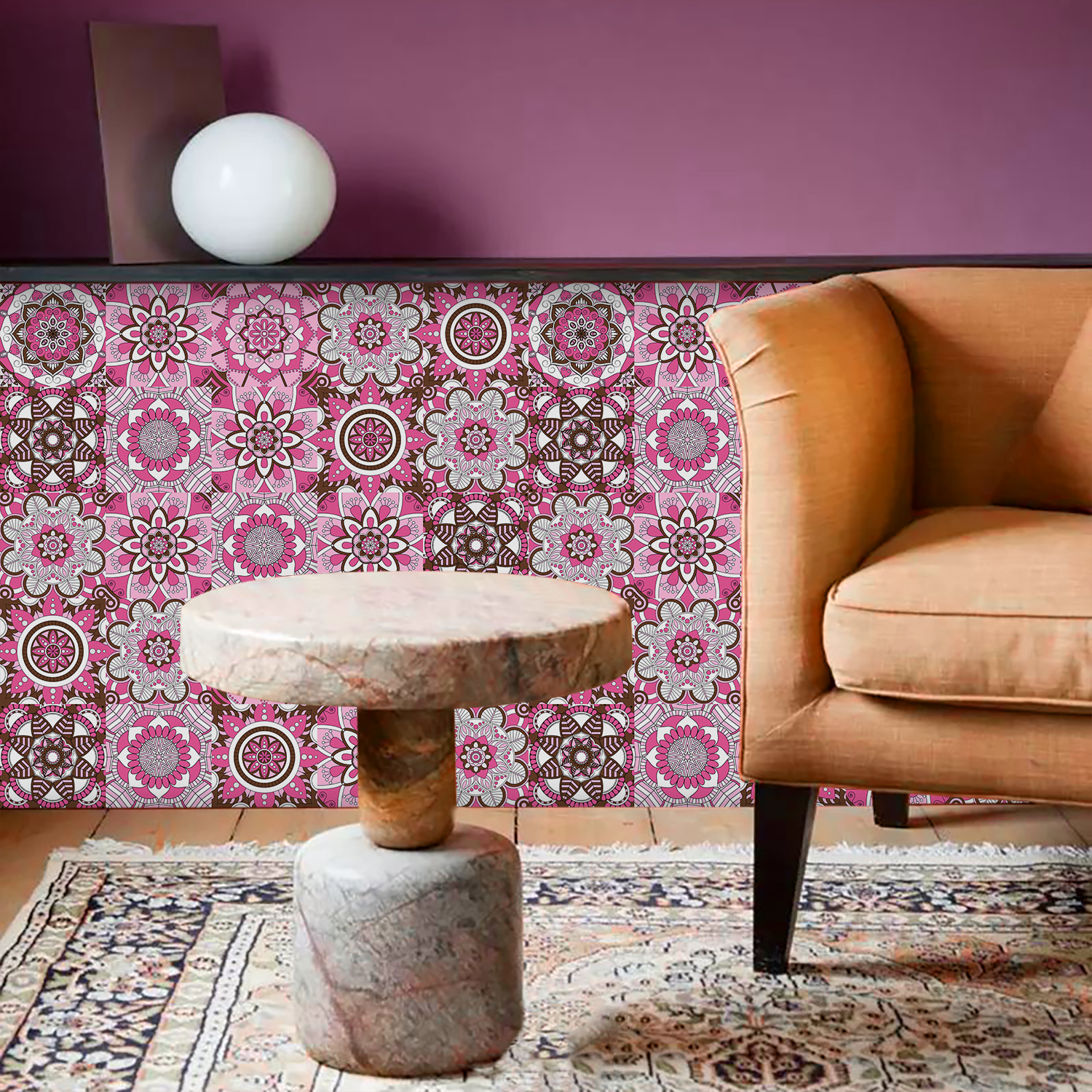 Pink Mandala Vintage Decor Til – Kitchen Appliances Vintage recenzja i cena