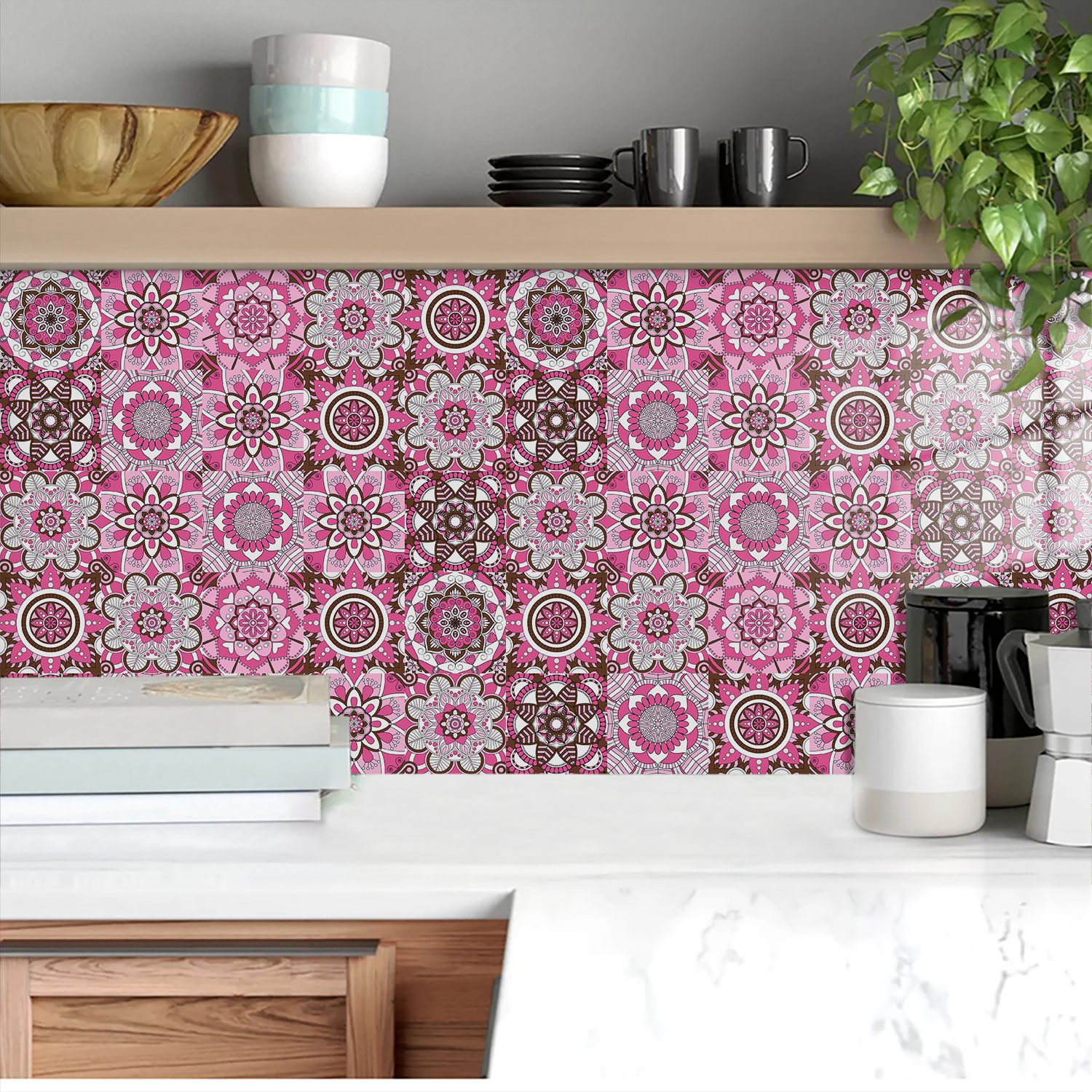 Pink Mandala Vintage Decor Til – Kitchen Appliances Vintage recenzja i cena