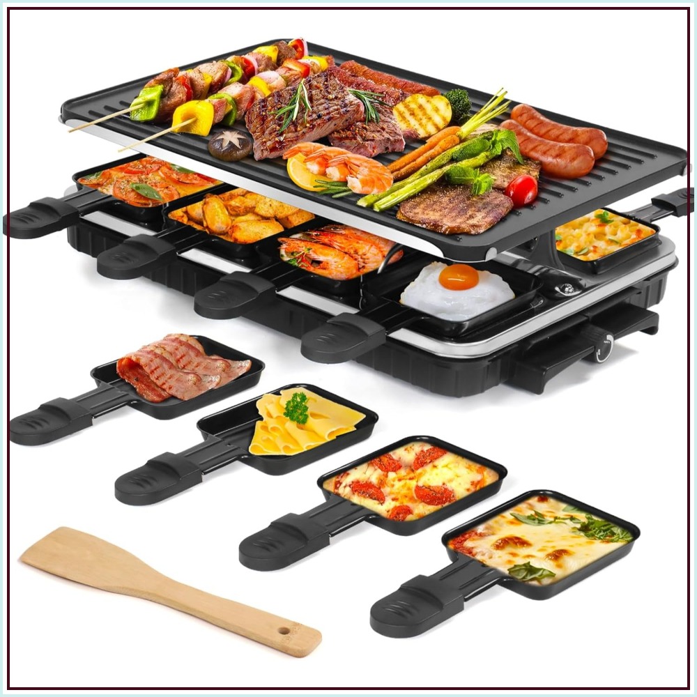 2 in 1 Raclette Table Grill &  – Raclette Grill Table recenzja i cena
