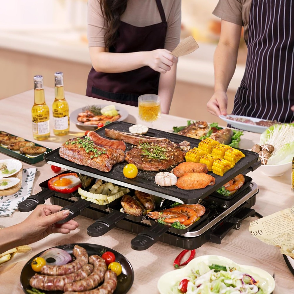 2 in 1 Raclette Table Grill &  – Raclette Grill Table recenzja i cena