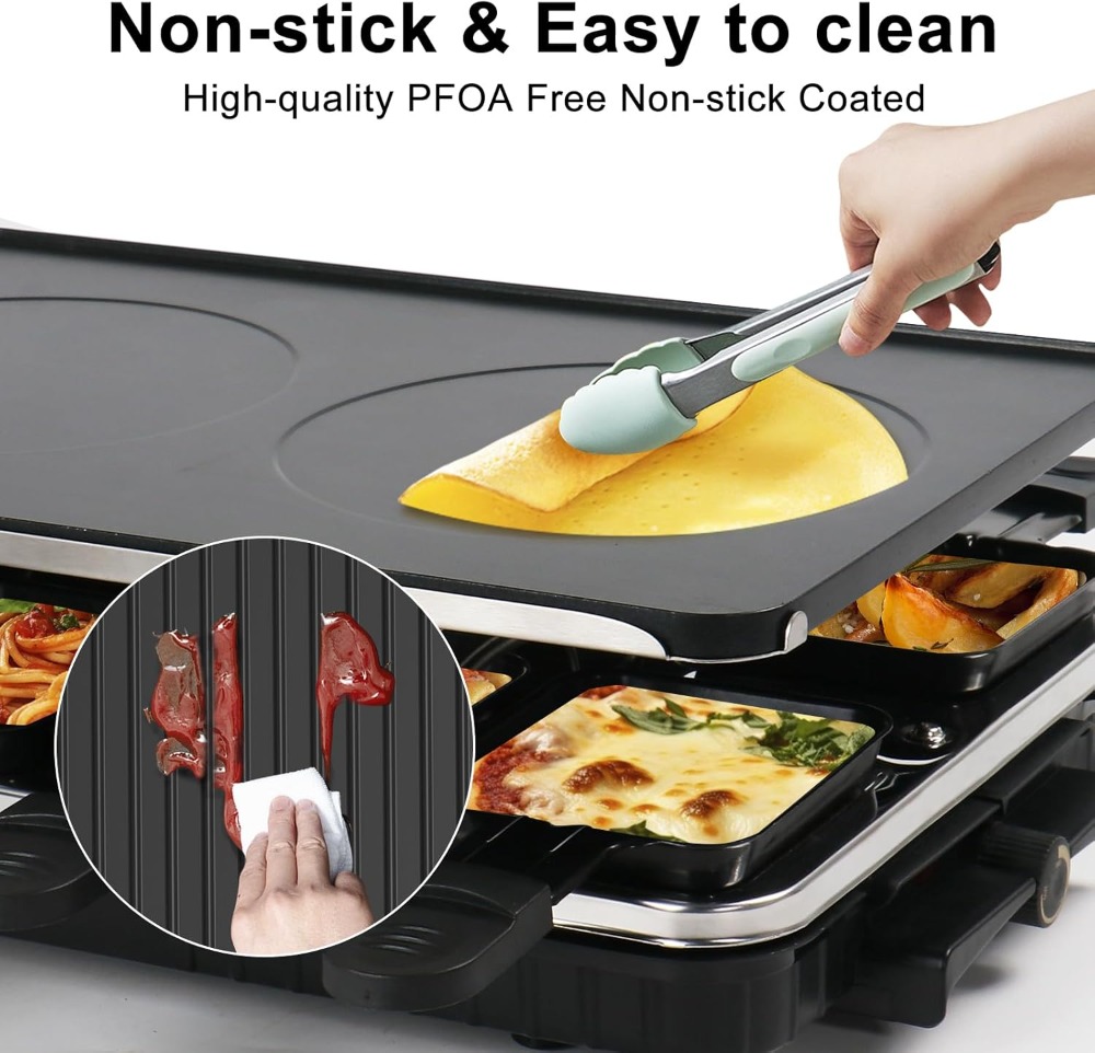 2 in 1 Raclette Table Grill &  – Raclette Grill Table recenzja i cena