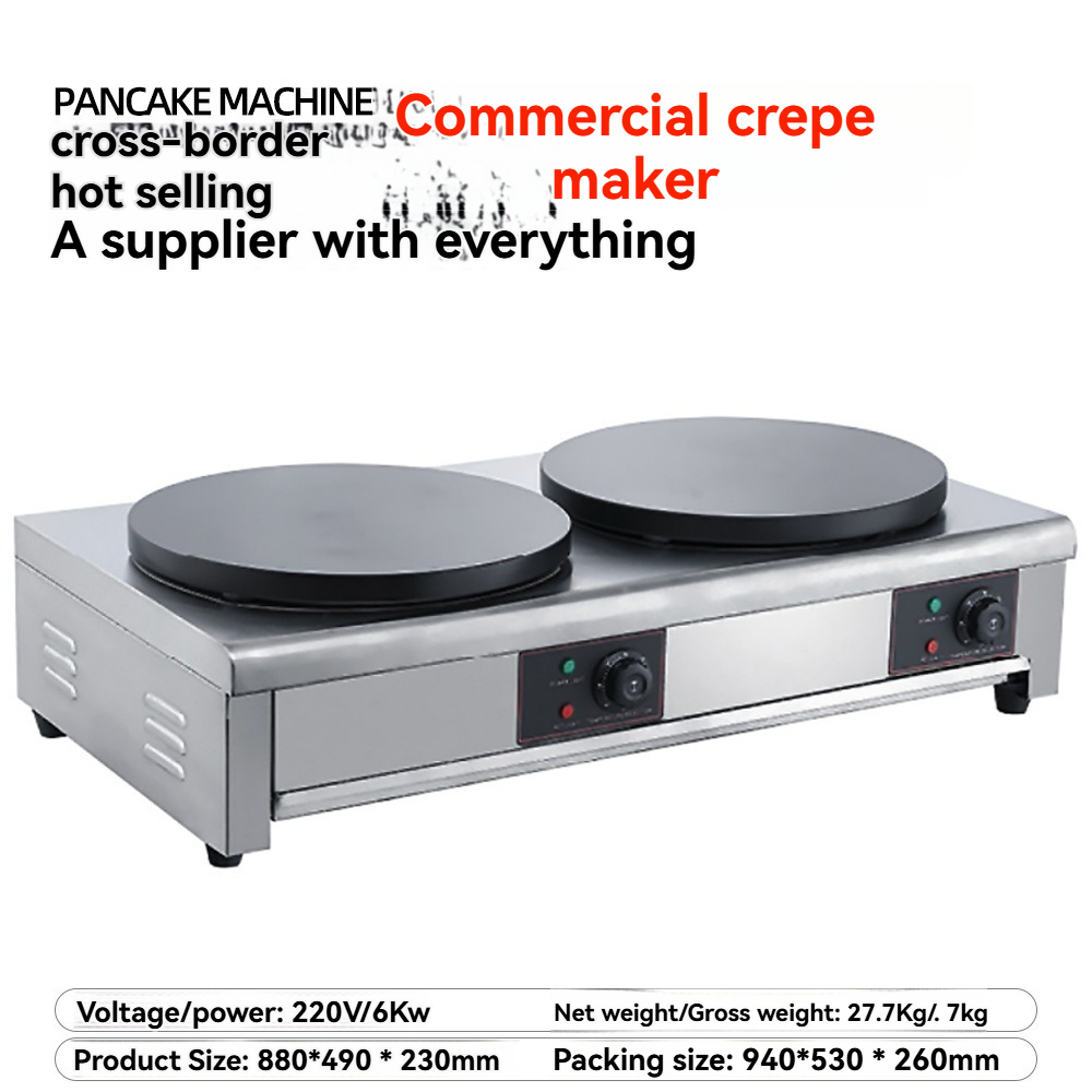 Pancake Machine Commercial Dou – Crepe Maker Non Stick recenzja i cena