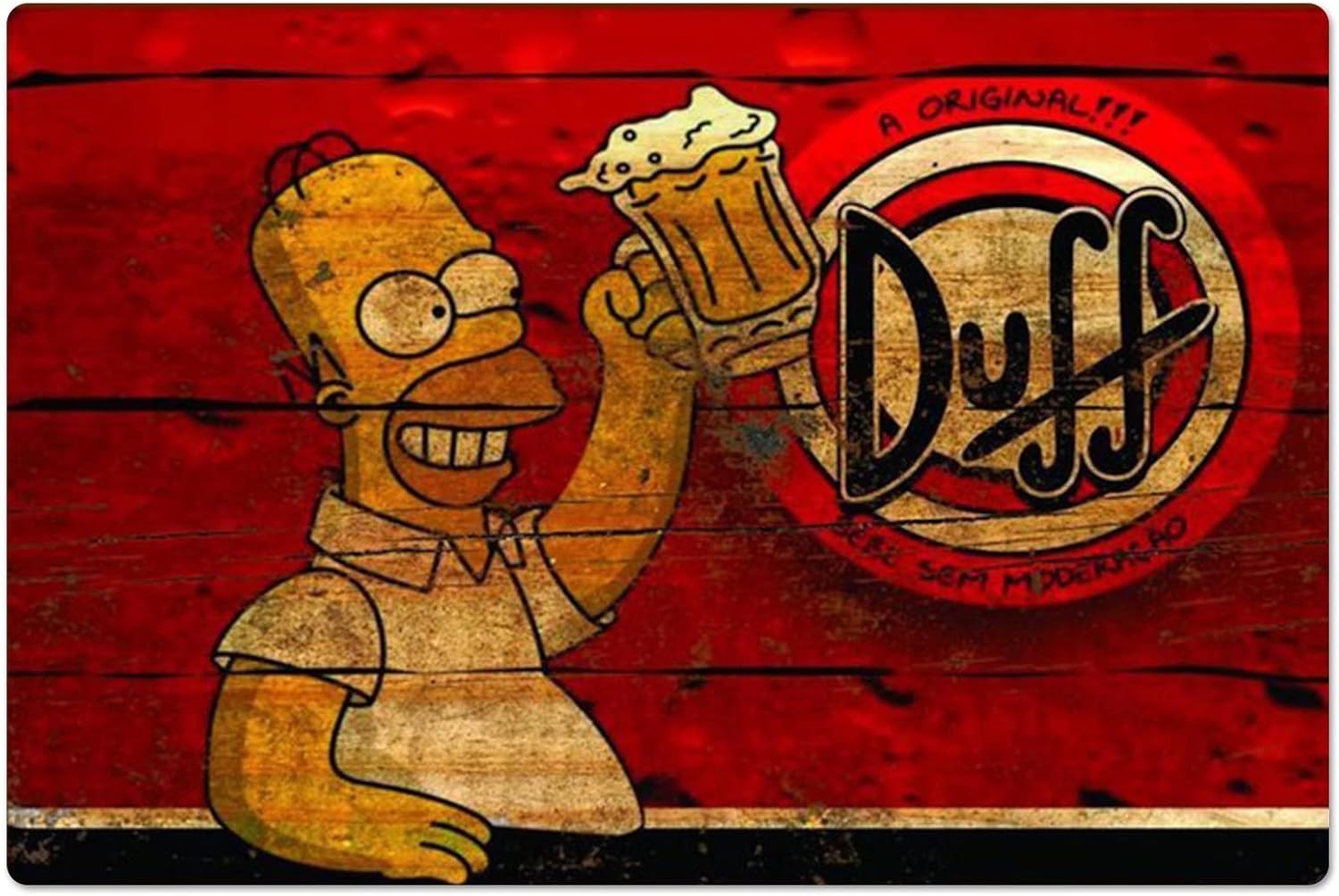 Retro Metal Poster Homer Duff  – Kitchen Appliances Vintage recenzja i cena