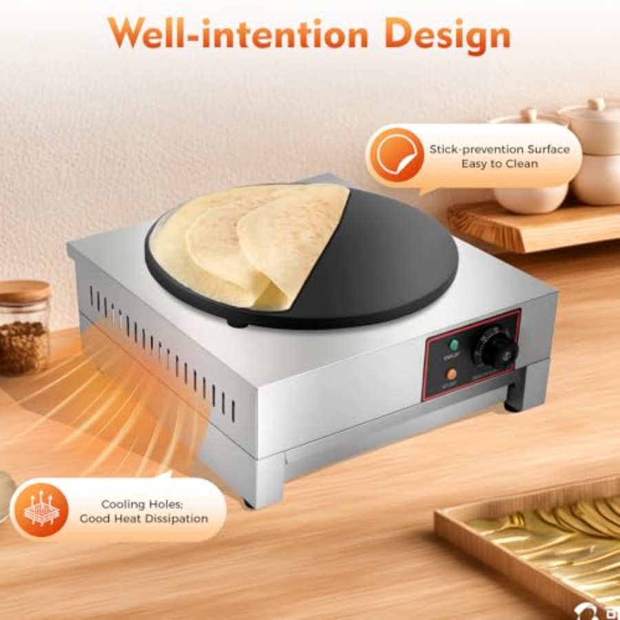 15.75inch Commercial Electric  – Crepe Maker Non Stick recenzja i cena