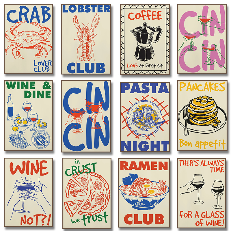 Trendy Coffee Cheers Print Pos – Kitchen Appliances Vintage recenzja i cena